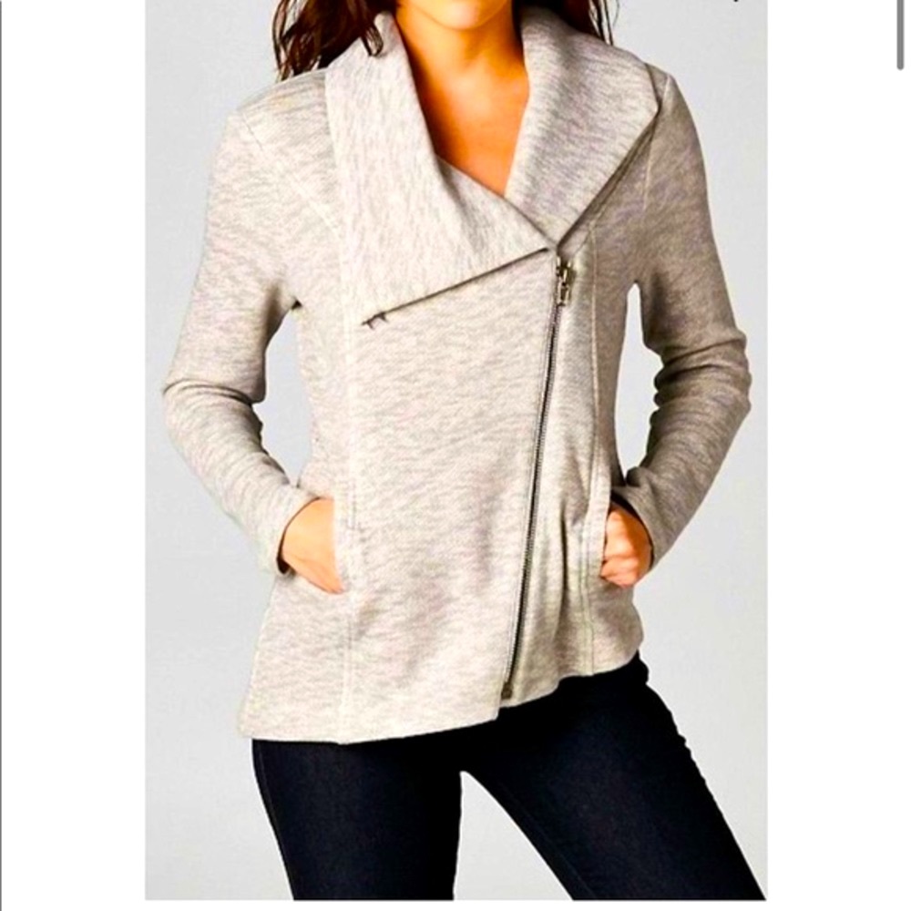 Lisa Rinna Collection Full Zip Small Sweatshirt Jacket